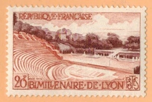 1957 - Briefmarke Frankreich postfrisch ** Bimillenaire de Lyon - (20F) - Stamp.Yt.1124 - Bild 1 von 2