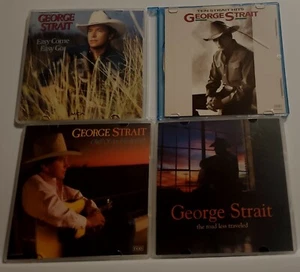 Lot 4 George Strait CDs Easy Come Chill Early Fall Road Less Traveled 10 Strait - Picture 1 of 2