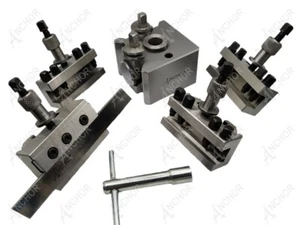 Quick Change Tool Post Set 51mm 3 Holders x1 Parting Holder Hold Up To 16mm T51 - Picture 1 of 1