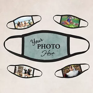 Personalisierte Gesichtsmaske Face Cover Waschbar Wiederverwendbar Personalisiert Jedes Foto oder Text - Bild 1 von 7