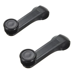 2x Black Window Winder Crank Handle For Honda Civic 1984-2000 Part #AP82558801Y - Picture 1 of 8