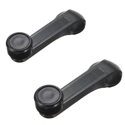 2x Black Window Winder Crank Handle For Honda Civic 1984-2000 Part #AP82558801Y - Image 1 of 4