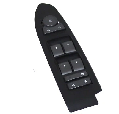 Interruptores de control de ventana lateral del conductor Cadillac CTS 2009-2015 con embellecedor de bisel OEM Foto 1 de 3
