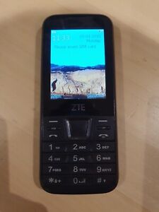 ZTE F320 Black Unlocked Basic 3G Mobile Phone 2MP Camera Very Good Condition