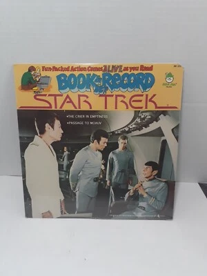 Star Trek book and record set LP vinyl 1979 VG+ BR522 Peter Pan Records sealed - Image 1 of 3