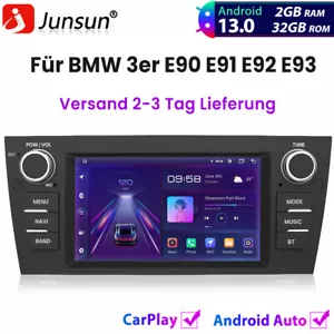 DAB+ Carplay Autoradio Android 13 Für BMW 3er E90 E91 E92 E93 GPS NAVI SWC 2+32G - Bild 1 von 11