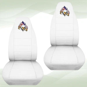 Fundas de asiento blancas se adaptan a Chevy GMC serie C Kodiak/Topkick 45-5500 2003-2009 - Imagen 1 de 3