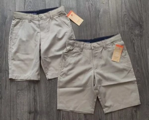 French Toast Boys 2 Pack Beige School Uniform Shorts Pants Size 10 New With Tags - Picture 1 of 13