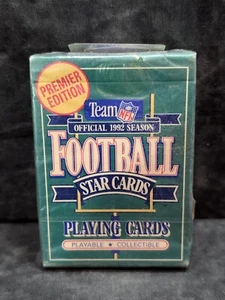 NFL 1992 SEASON FOOTBALL STAR PLAYING CARDS - 54 Player Photo Cards NEW - Picture 1 of 2
