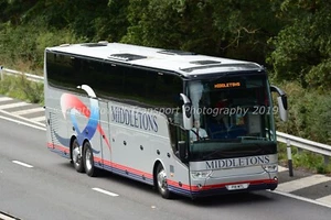 Bus Photo 12x8 - Vanhool T9 - Middletons - P18 MTL - Picture 1 of 2