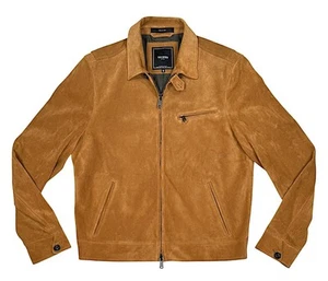 Todd Snyder Italian Suede Dean Jacket in Mojave Gold Sz M New $1398 - Picture 1 of 17