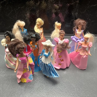 Lote Mixto De 8 Figuras Muñeca Barbie McDonalds Años 90 Happy Meal Juguetes Foto 1 de 4