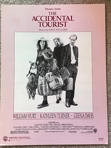 1989 Tema de The Accidental Tourist Partituras Piano Solo por John Williams - Imagen 1 de 4