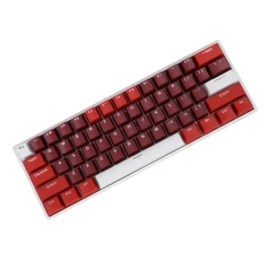 61 Key Mechanical Keyboard Red Switch 60% Layout USB C Wired RGB Backlit - Picture 1 of 12