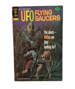 UFO FLIEGENDE UNTERTASSEN (Gold Key Comics August 1976) RAR, HOCHWERTIG!! - Bild 1 von 15