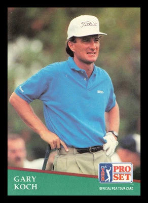 Gary Koch #267 1991 Pro Set PGA Tour Golf - Image 1 of 2