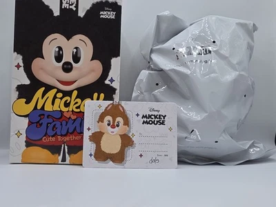 Pop Mart Mickey & Family милый вместе плюшевый брелок открытая коробка подтверждено Дейл - Изображение 1 из 4