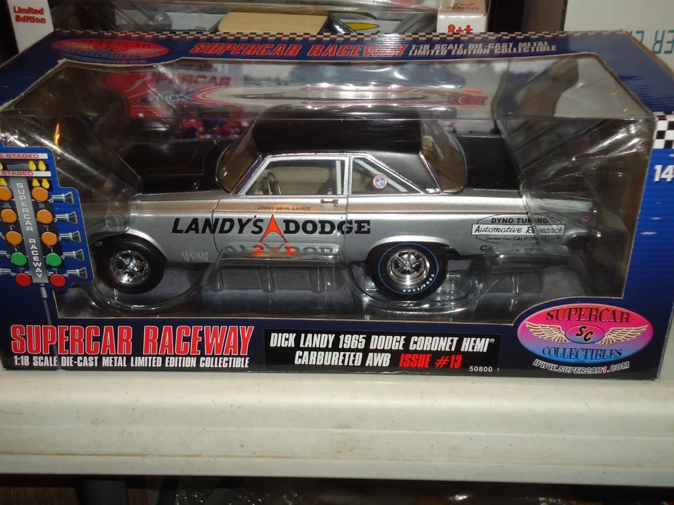 1/18 SUPERDEPORTIVO COLECCIONABLES DICK LANDY 1965 CORONA HEMI AWB #13 EN CAJA EXCELENTE Foto 1 de 1