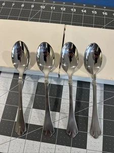 Towle Chelmsford (4) Teaspoons 18/8 Stainless Flatware Germany Satin - Picture 1 of 7
