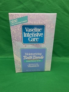 Vaseline Intensivpflege Feuchtigkeitsspendende Badeperlen Insel Brise Duft 15oz Neu aus altem Lagerbestand - Bild 1 von 2