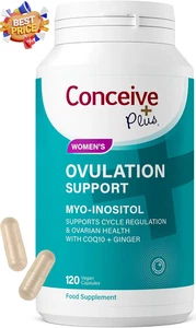 Womens Ovulation Support Supplement Myo-Inositol D-Chiro Inositol 120 Capsules - Picture 1 of 9