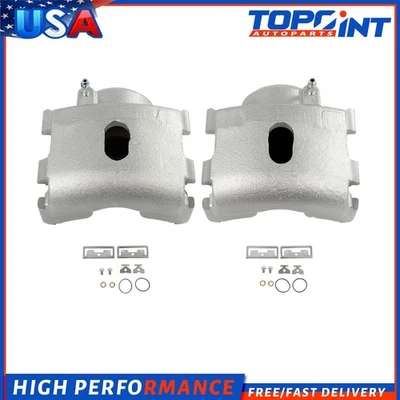 Pinzas de freno delanteras de 2 piezas para Dodge B150/B250/D250/D350 Chrysler Town & Country Foto 1 de 4