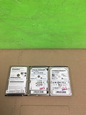 (1) SAMSUNG ST1000LM024 1TB (1) SAMSUBG ST500LM012 500GB (1) LENOVO 45N7002 160G - Image 1 of 4