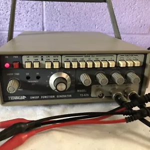 Tenma Model 72-475 Sweep Function Generator NO WAY TO TEST - Picture 1 of 6