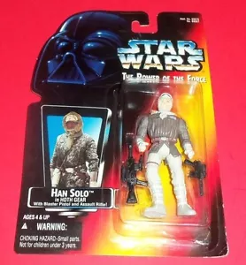 STAR WARS KENNER -NEW ACTION FIGURE- HAN SOLO HOTH GEAR - THE POWER OF THE FORCE - Bild 1 von 2