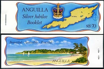 Anguilla #SGSB1a MNH Booklet 1977 QEII Silver Jubilee Minerva Map Charles [274c] - Image 1 of 3