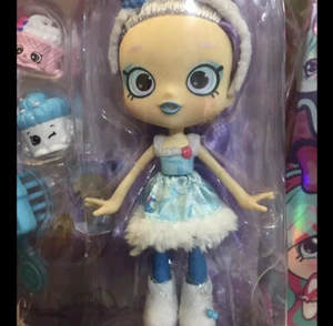 Muñeca Shopkins Shoppies Fría Froyo 2015 Muñeca Juego de Alces cabello púrpura - Imagen 1 de 3
