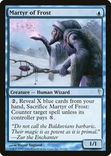Martyr of Frost - Foil Coldsnap MP MTG