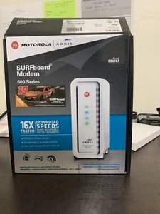 ARRIS SB6183 (59243200300) 686 Mbps Cable Modem - White - Picture 1 of 4