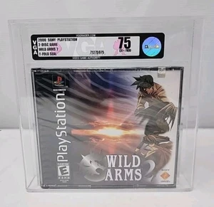 Wild Arms 2 | Playstation 1 PS1 | FACTORY SEALED VGA 75 EX+/NM Graded Spiel - Bild 1 von 3