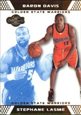 2007-08 Topps Co-Signers Gold Blue Card #80A Stephane Lasme/Baron Davis/89