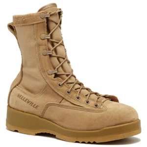 New Belleville Tan Combat Boots 790G Waterproof Infantry Military Overstock 13XW