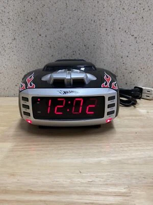 Collector Hot Wheels Car Alarm Clock Radio Mattel works - Image 1 of 4