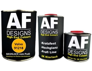 2,5L Basislack Autolack Set Volvo 91218 Yellow spritzfertig mit Klarlack - Bild 1 von 1