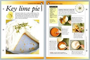 Key Lime Pie - Cooking - Secret World Of Herbs Fact File Card - Picture 1 of 1