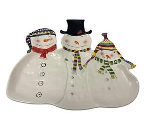 Oneida Snowmates Schneemänner Platte von Sakura - Bild 1 von 9