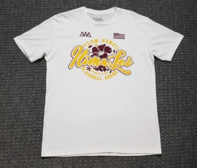 Ilima Lei Macfarlane Men's LARGE T Shirt TEAM HAWAII Bellator MMA Championship - Image 1 of 4