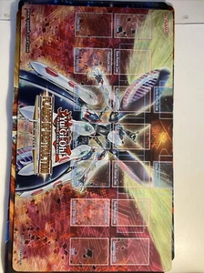 2017 Yugioh Flames of Destruction Sneak Peek Playmat Yugioh Playmat New - Picture 1 of 7