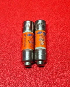 Amptrap ATQR1/2 ATQR 1/2A 0.5A 600V Time Delay Fuse, Class CC - Lot of 2 - NEW - Picture 1 of 3