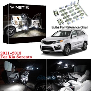 Kit de paquete de luces LED interiores blancas de 8 piezas para Kia Sorento 2011-2013 + herramienta gratuita - Imagen 1 de 12