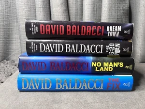 David Baldacci Lot Books HB DJ Dream Town 6:20 Man No Mans Land Fix Read Descr - Picture 1 of 17