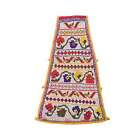 Indian Beaded Handmade Floral Cotton Tapestry Living Room Wall Hanging Art Decor