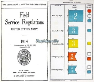Original illustrierte FELDDIENSTORDNUNG US ARMY mit Korrekturen von 1918 - Bild 1 von 15