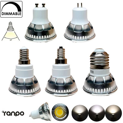Dimmable 6W 15W Led Spotlight Bulb Mr16 Home Lamp E14 Colourful GU5.3 110V 220V - Image 1 of 4