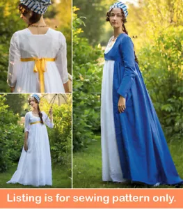 NÄHMUSTER Damenkostüm - Kleid Regency Bridgertown Jane Austen 8941 - Bild 1 von 3