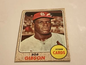 1968 Topps Baseball #100 Bob Gibson - Very Good - Great Corners - No Creases - - Picture 1 of 2